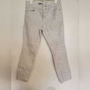 White patterned Anthropologie Jeans size 31